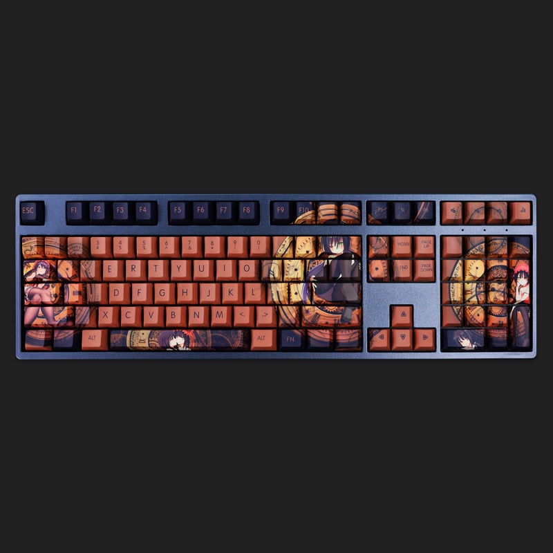 Tokisaki Kurumi Keycaps Cherry Profile DATE A LIVE Nightmare Anime PBT Dye Sub Bàn phím cơ học Keycap