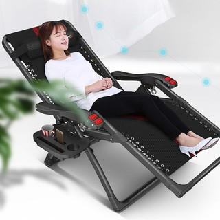 Ghế xếp thư giãn cao cấp massage tay, ngăn để đồ