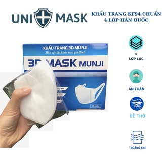 Khẩu trang 3d munj công nghệ nhật bản