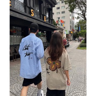 TEE CỎ - ÁO THUN vải dày CHUỘT TRẮNG