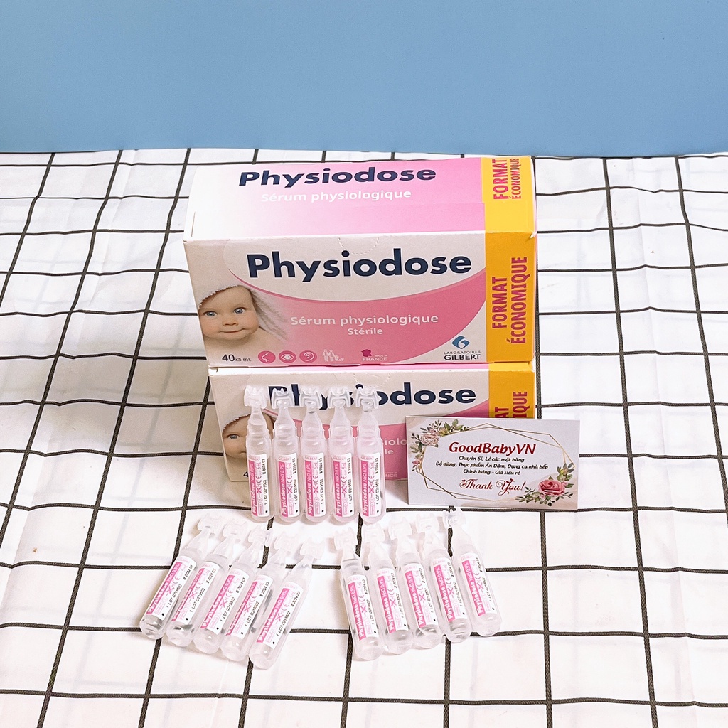 Nước muối sinh lí Pháp PHYSIODOSE/ Gifrer cho trẻ sơ sinh Goodbabyvn