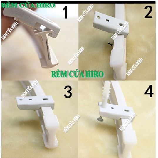 Combo thanh treo rèm có thể uốn cong
