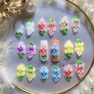 Hoa bột nail - hoa đính móng ( hoa tay )