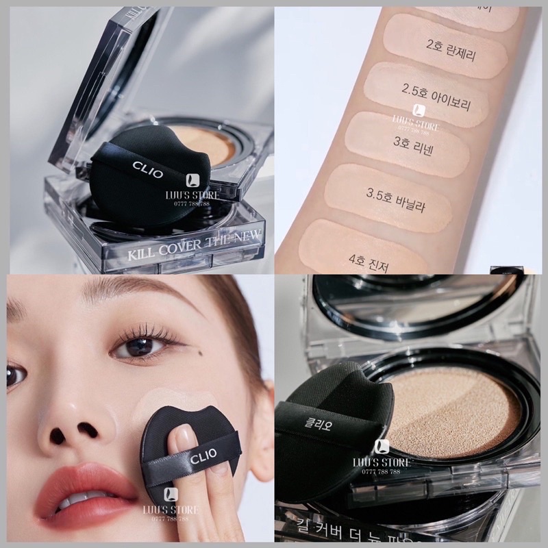 PHẤN NƯỚC CLIO KILL COVER FOUNWEAR CUSHION XP PRIMER SET SPF 50+ PA+++