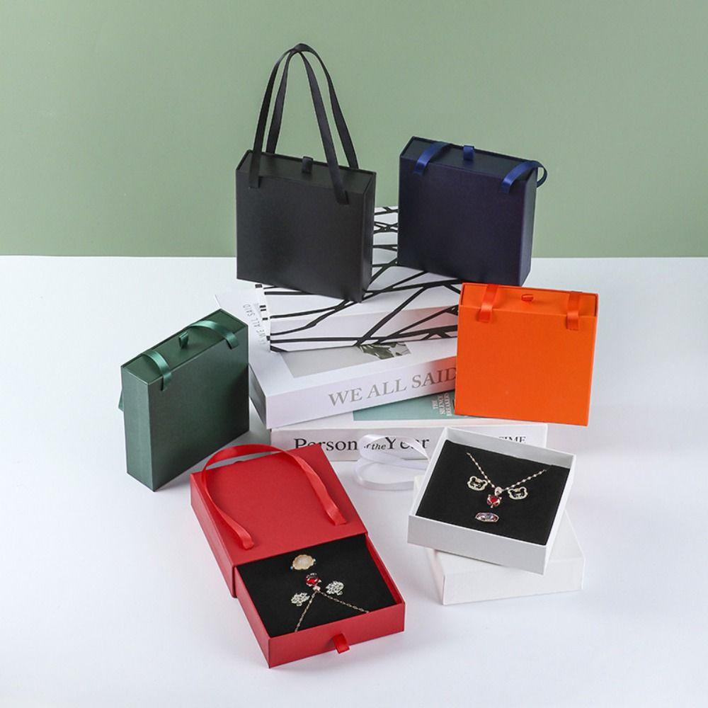 Hộp Đựng Trang Sức NICKOLAS Trong Suốt Cho Nữ|Giấy Trưng Bày Trang Sức Đám Cưới Có Thể Rút Gọn Tiện Lợi