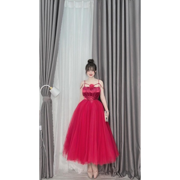 ĐẦM LƯỚI LÓT PHI TÙNG 3 LỚP CỰC XINH CÓ MÚT KÈM BÔNG GHIM UP