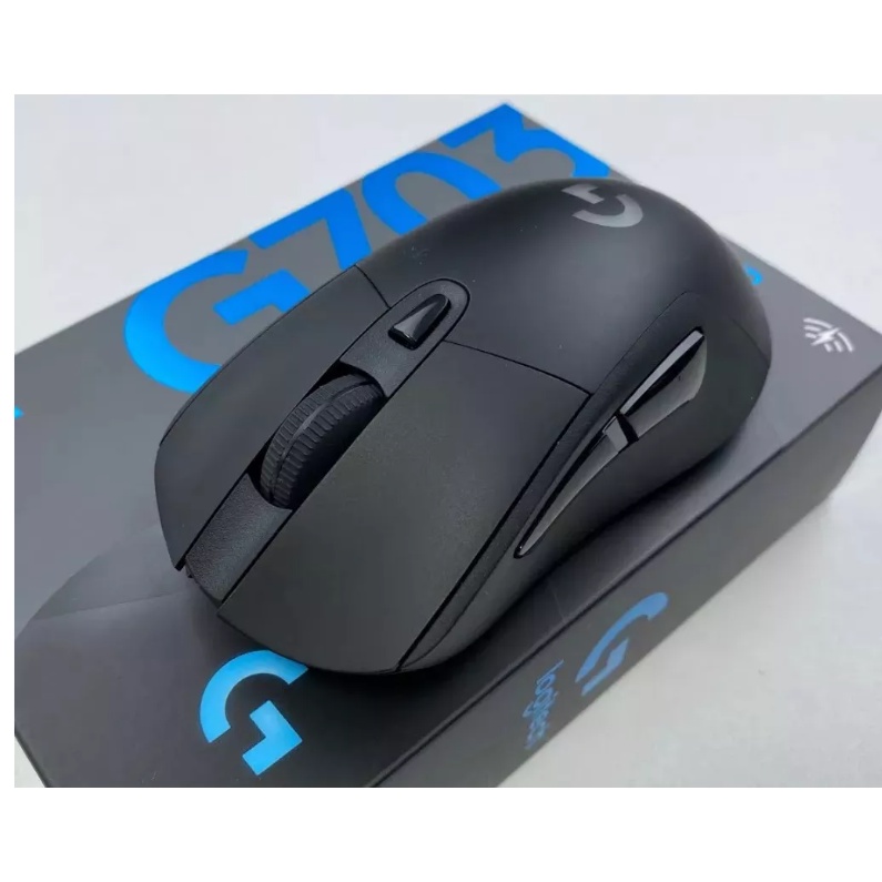 Chuột Chơi Game , Chuột Gaming Không Dây G703 Hero LightSpeed Wireless Gaming RGB LED Cao Cấp