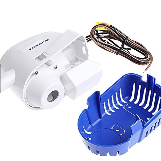 Bơm tự động 24V dây đồng 1100GPH cho tàu thuyền ca xà lan du thuyền