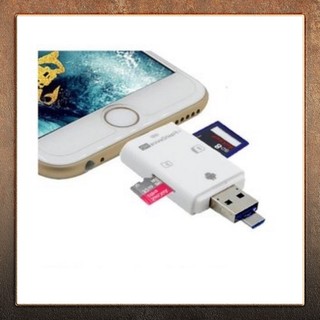 Flashdevice đầu đọc thẻ nhớ sd/tf dành cho iphone/ipad/ android os - đầu đọc thẻ nhớ đa năng