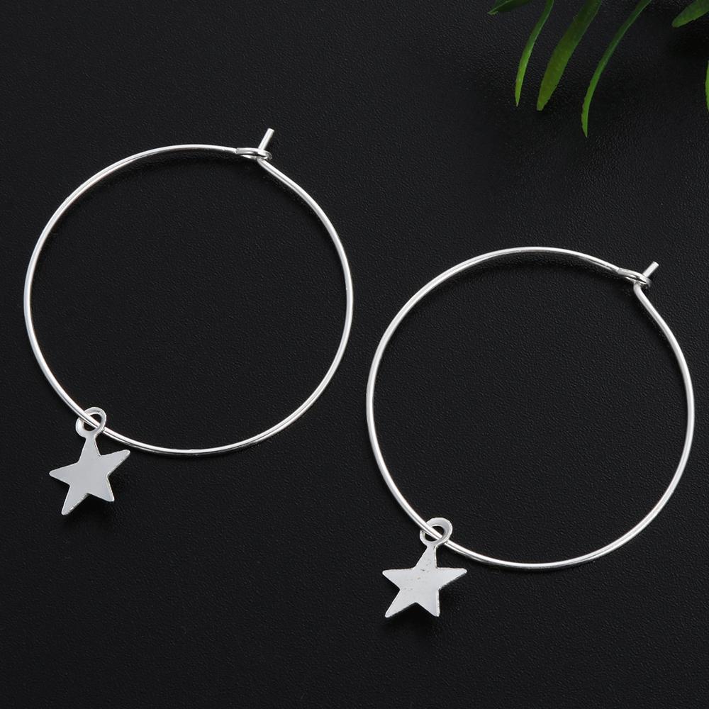 1 Đôi Bông Tai Hình Ngôi Sao Phong Cách Punk Bohemian Thời Trang Dành Cho Nữ