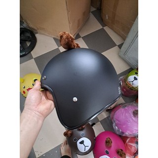 Mũ bảo hiểm picachu chùm tai 3/4