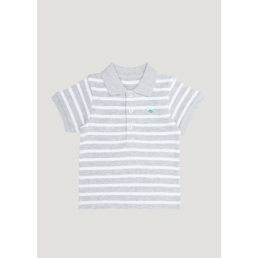 Áo polo kẻ xám Matalan _hàng chính hãng authentic