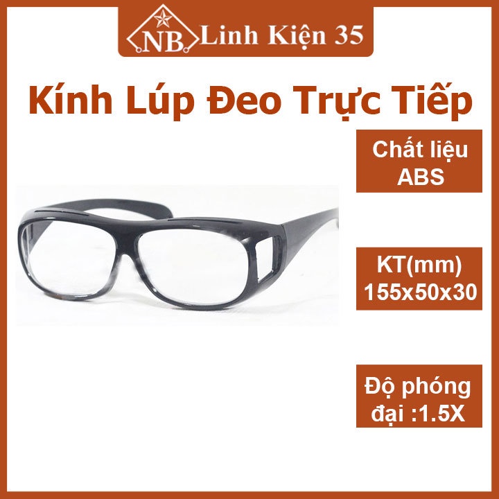 Kính lúp đeo trực tiếp độ phóng đại 1.5X
