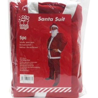 Bộ Trang Phục Ông Già Noel 5 Cái/Bộ Cho Người Lớn Uncle Bills XA0542
