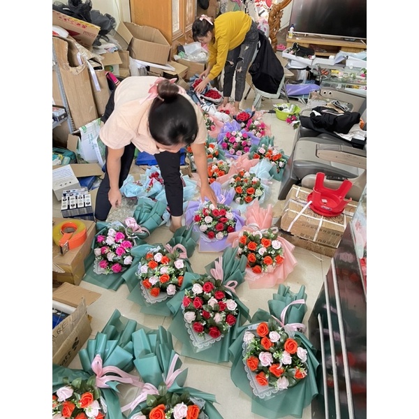 BÓ HOA SÁP HOA LÁ QUÀ TẶNG 20/11