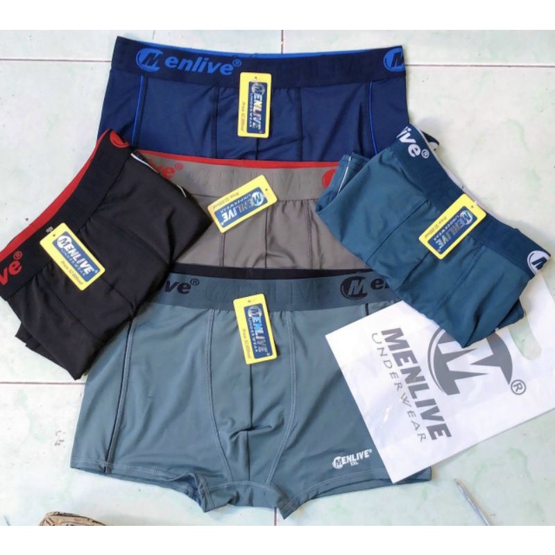 Quần lót nam dạng đùi thun lạnh Menlive - NP01
