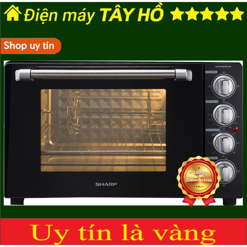 [EO-B704RCSV-BK] [GIAN HÀNG UY TÍN] [HÀNG CHÍNH HÃNG] Lò nướng Sharp EO-B704RCSV