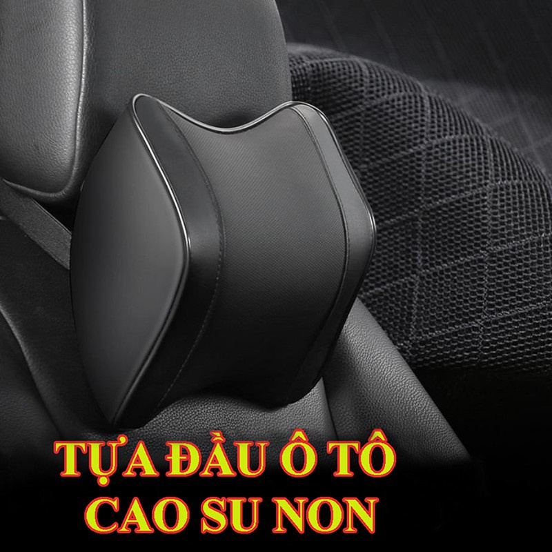 Gối tựa đầu ô tô và tựa lưng cao cấp, chất liệu cao su non mềm mại