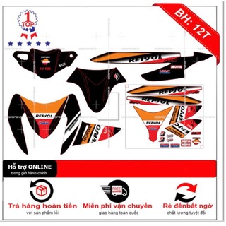 Tem rời click 110 repsol đen