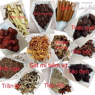 Set gia vị mì vịt tiềm Hồng Kông Đông trùng hạ thảo chuẩn vị
