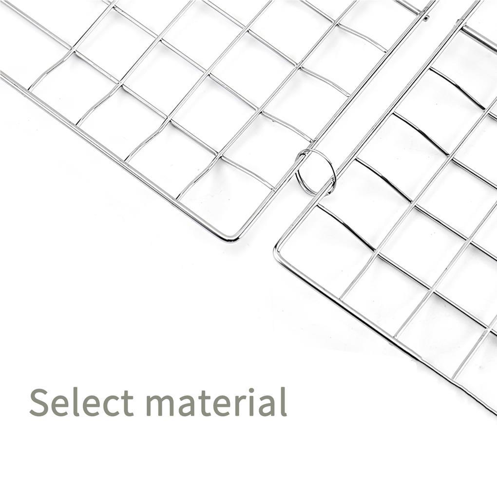 Giá Đỡ Nướng BBQ Bằng Thép Không Gỉ Tiện Dụng Mang Theo Du Lịch Dã Ngoại