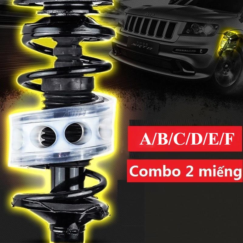【Có hàng sẵn】Size A/B/C/D/E Combo 2 MIẾNG AMT Đệm cao su giảm sóc giảm chấn cho ô tô Đệm Giảm Xóc Cho Xe Ô Tô