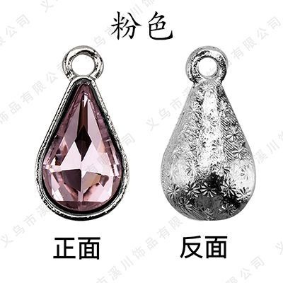 Mặt Dây Chuyền Hình Giọt Nước Đính Đá Pha Lê Diy