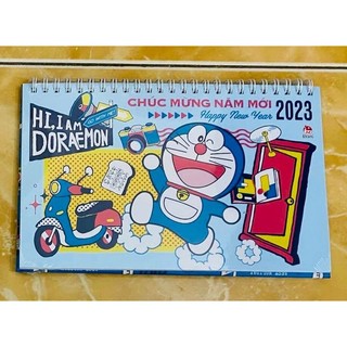 Lịch để bàn Doraemon 2024