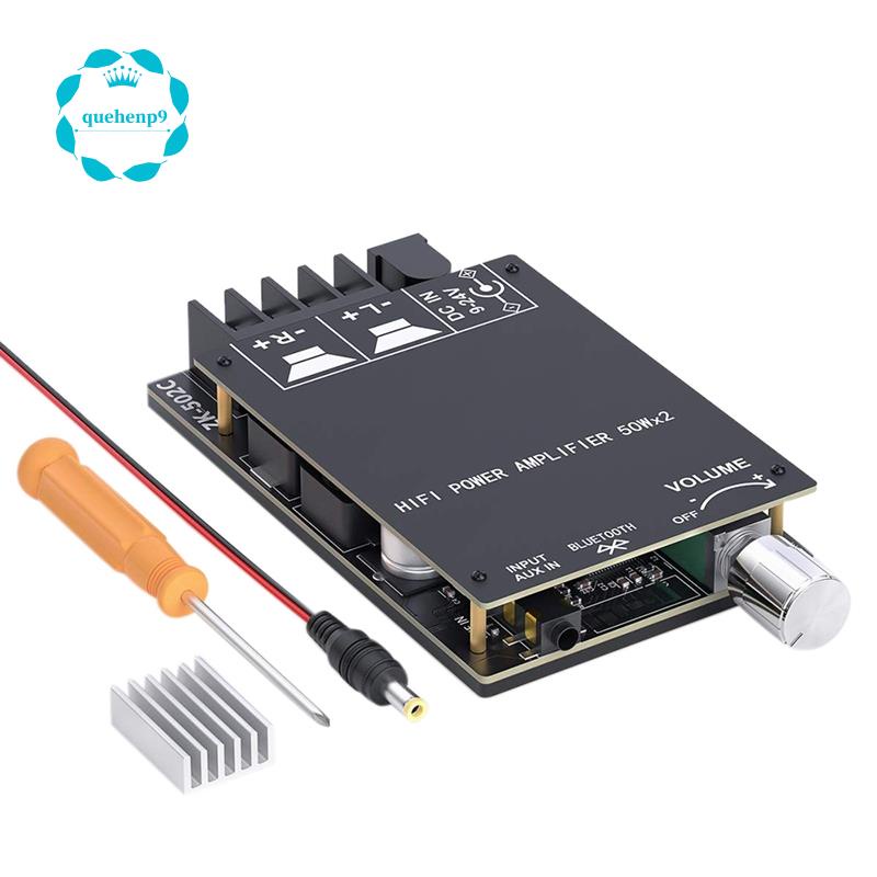 Bảng Mạch Khuếch Đại Âm Thanh ZK-502C Bluetooth 5.0 2 Kênh 3.5mm AUX Không Dây Chất Lượng Cao