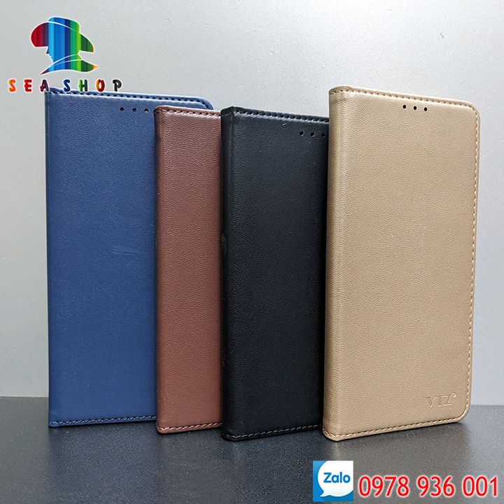 Bao da Realme 7, 7i , 7Pro dạng ví, Có ngăn cài thẻ - tiền, Thiết kế nắp gập 2 mặt - Có thể dựng điện thoại trên mặt bàn