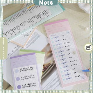Tập 30 tờ giấy note ghi chú pastel học từ vựng, ghi chép bài size B5 Half - Tiệm Ngựa Gỗ