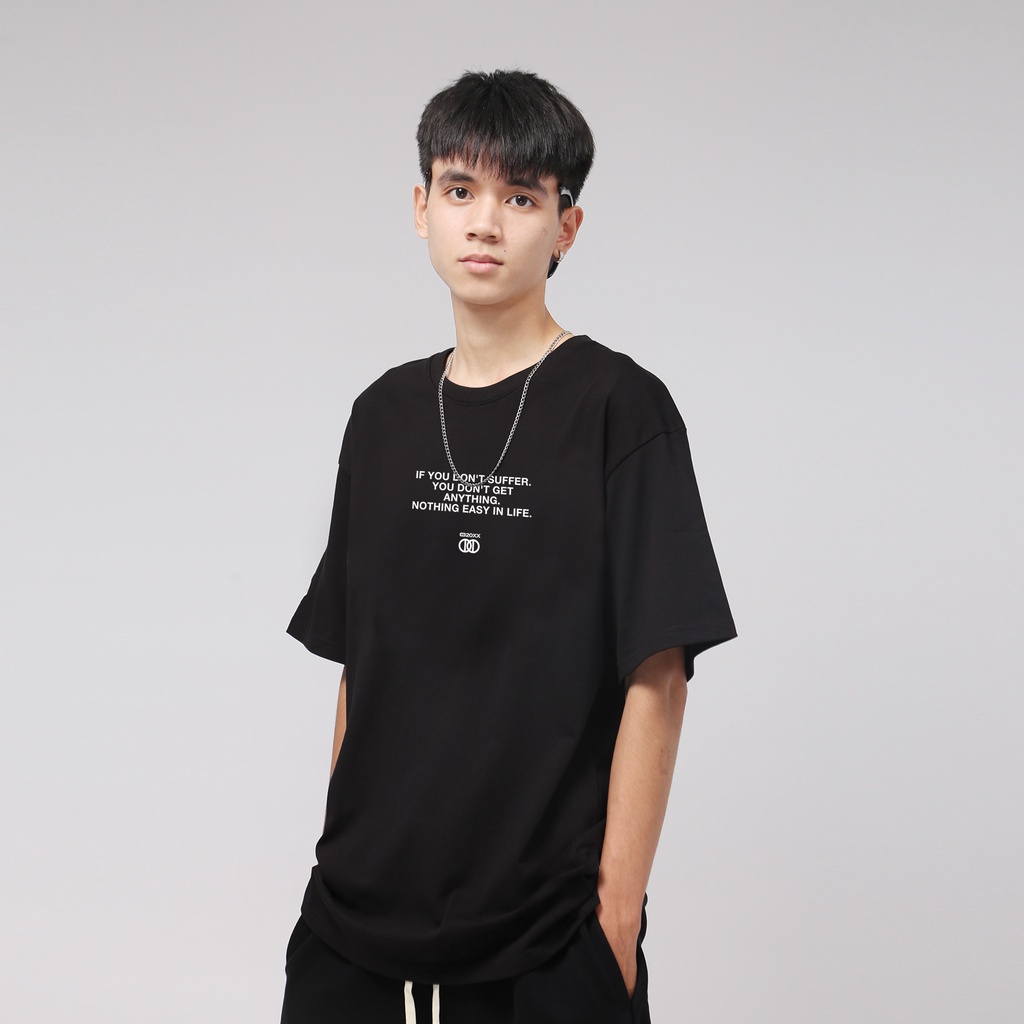 Áo thun local brand chính hãng ONTOP form rộng tay lỡ nam nữ Nothing Easy Tee | O19-T9