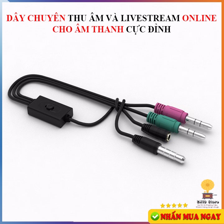 Bộ mic thu âm livestream karaoke trên điện thoại Soundcard K300 micro LGT240 lọc tạp âm tốt