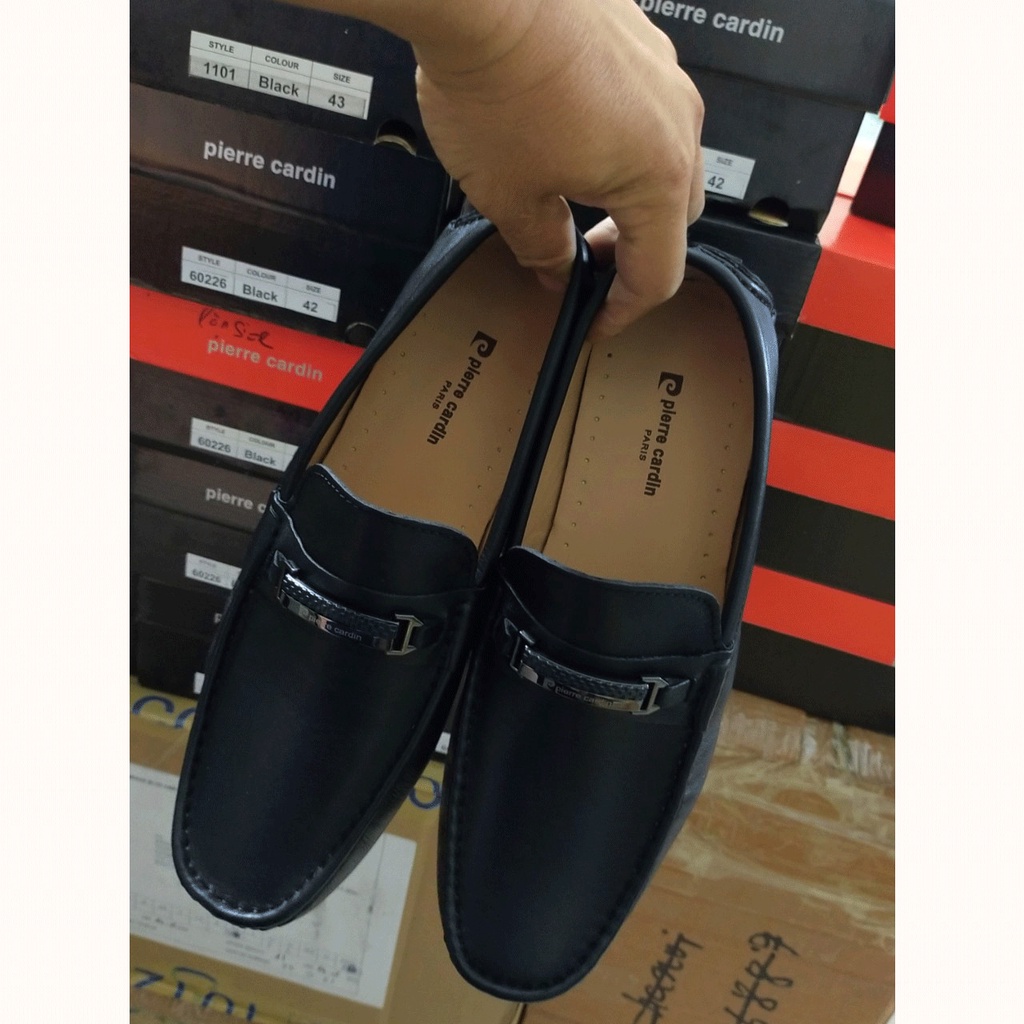 Giày lười da nam cao cấp Pierre Cardin đủ size - PC01
