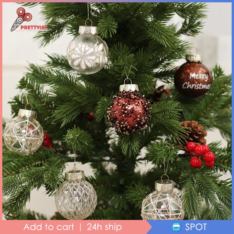 [Prettyia1] 25 Quả Châu Trang Trí Giáng Sinh Tinh Tế Cho Đám Cưới, Đính Hôn