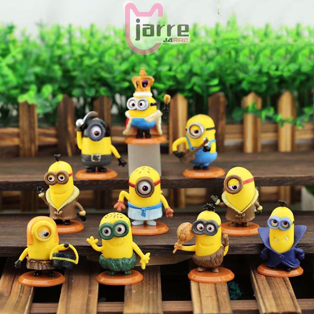 Set 6 / 10 / 12 Mô Hình Nhân Vật Phim Hoạt Hình Minions Xinh Xắn Dùng Để Trang Trí