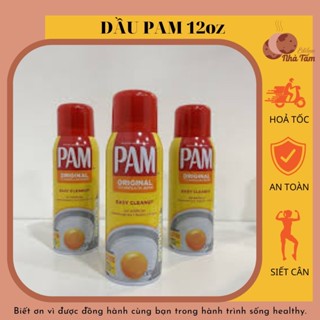 Dầu xịt ăn kiêng 0 calo PAM Olive chính hãng 12oz eatclean eat clean dầu