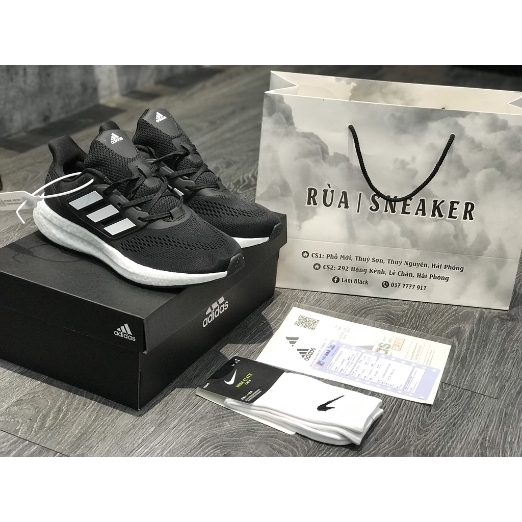 Siêu Phẩm Giày Thể Thao Sneaker A/Di/Das Peru Boost Đen Trắng Cao Cấp Ảnh Thật +Freeship