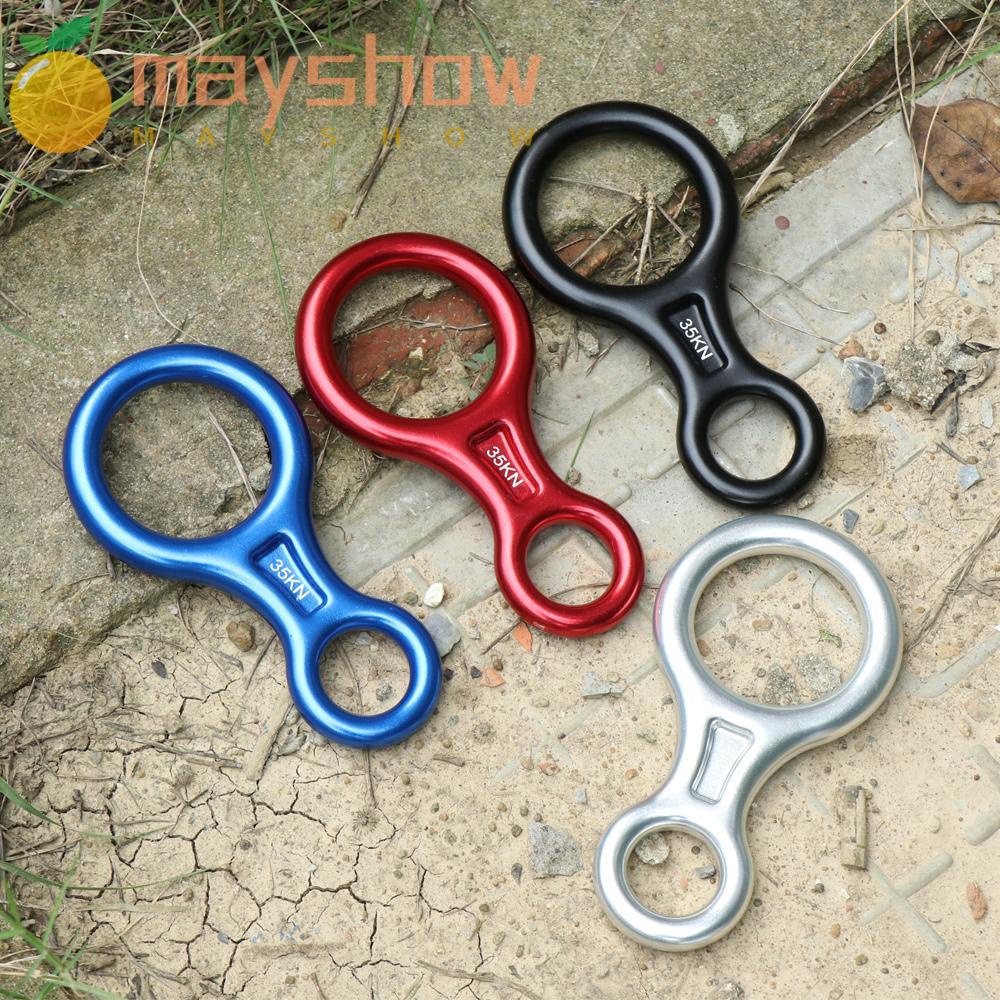 Móc khóa dây leo núi hình số 8 nhiều màu sắc 4 màu kích thước 14.6x7.5cm 35kn