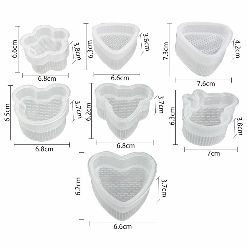 Khuôn Làm Cơm Nắm Onigiri - Dụng Cụ Ép Cơm Bento - Khuôn Cơm Nắm GBMO009