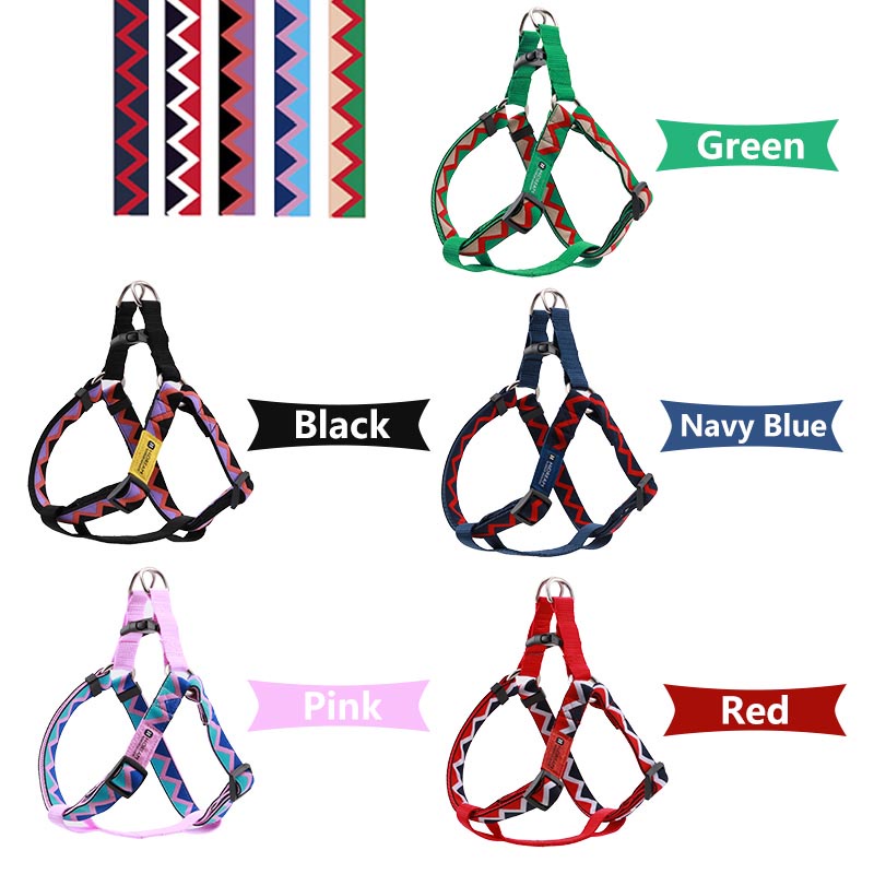 HamshMoc Dây Dắt Thú Cưng Đi Dạo Bằng Nylon Tùy Chỉnh Thoải Mái Thời Trang Step In Nylon Cho Cún Cưng Cỡ Nhỏ / Vừa /