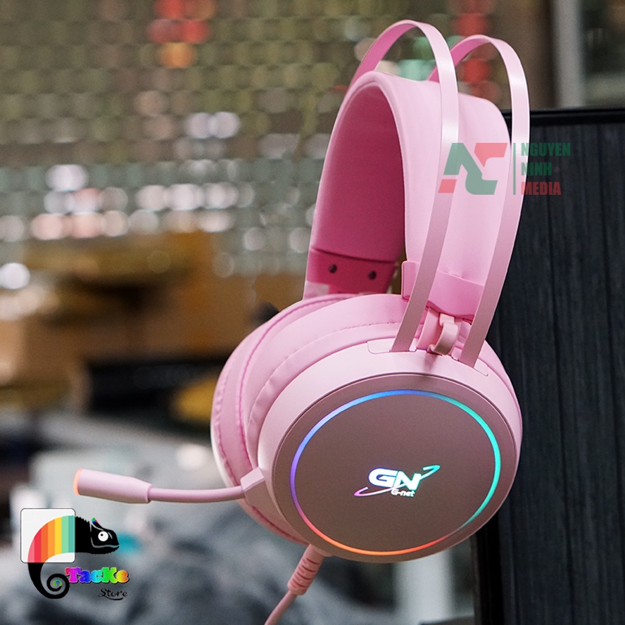 Tai Nghe Gaming GNET H3T, GH5, GH6, Gh6 Plus, G09 Có Mic, Màu đen, G-Net H3T GH5 GH6 G09 Gaming Headphone