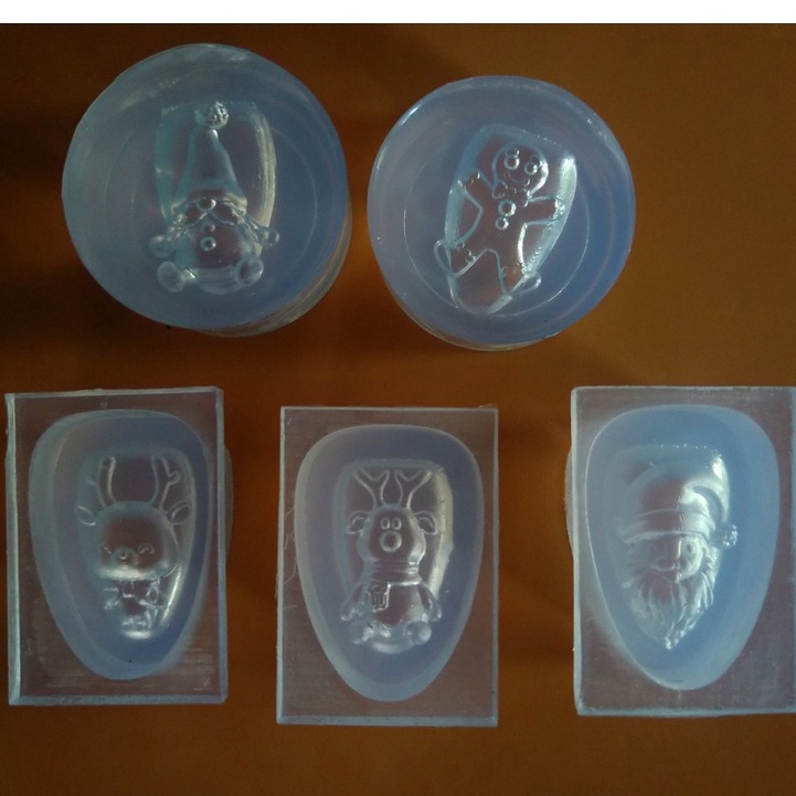 Noel - Khuôn silicone làm charm trang trí nail