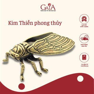 Kim thiền phong thuỷ bằng đồng | Linh vật phong thuỷ