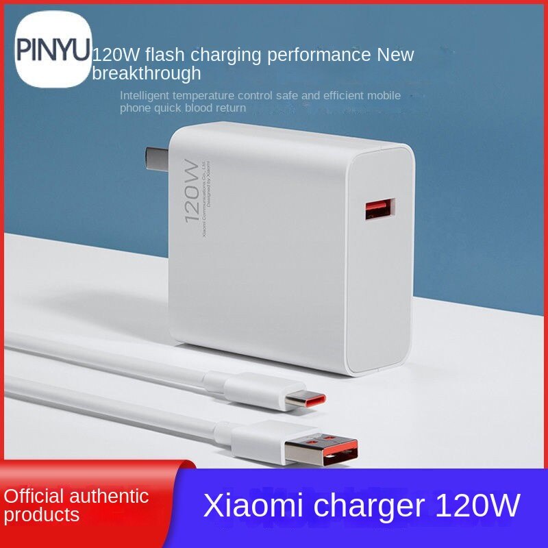 Cục Sạc Nhanh 120W Cho Điện Thoại Xiaomi Mi 11 120W Galum Nitride