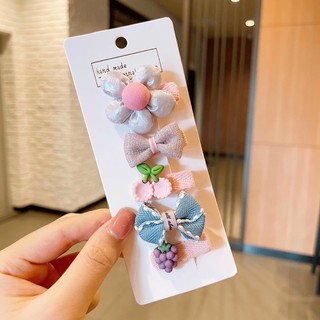set cặp nơ 5 chi tiết