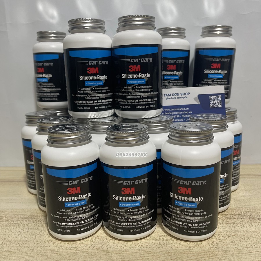 Mỡ silicon 3M 08946 bôi trơn cao su ắc phanh, cuppen. Silicone Paste