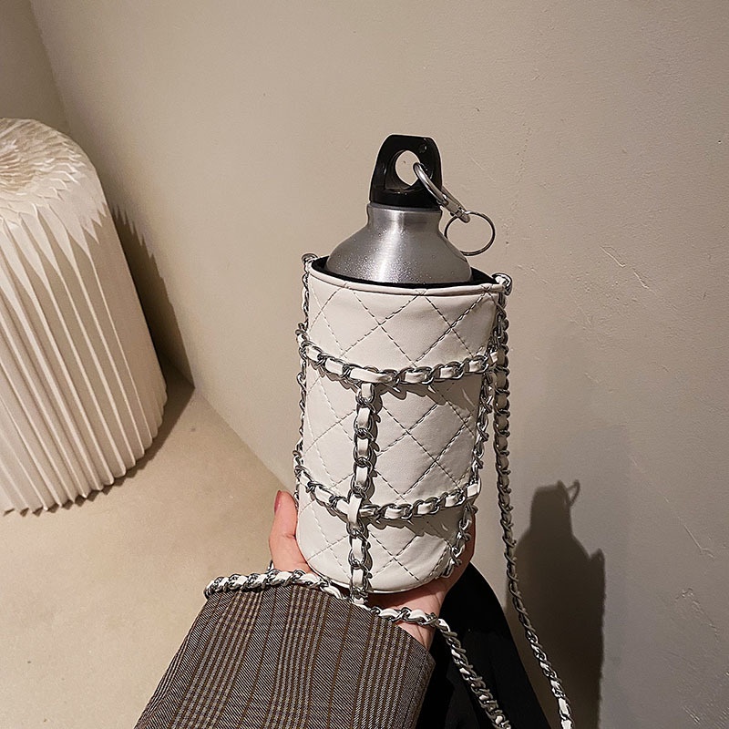 Túi Đeo Chéo Hình Chai Nước Đính Kim Cương Giả Độc Đáo Thời Trang 2022