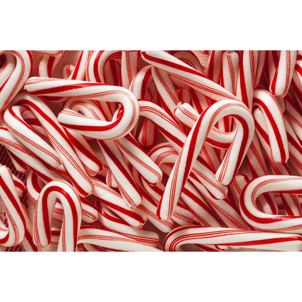 Kẹo Cây Gậy Giáng Sinh Bạc Hà Mini Brachs Peppermint Candy Canes - Mỹ