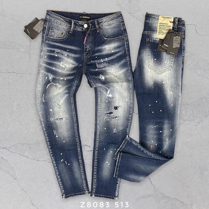 ‼️LIMITED‼️ Quần Jean nam cao cấp - quần bò nam dáng biker hàng có sẵn